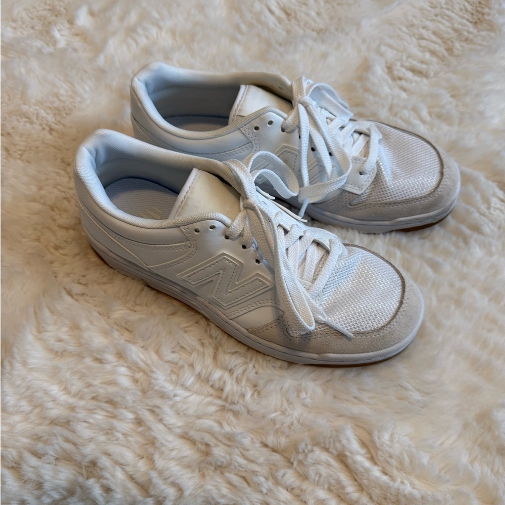 New Balance White Athletic Shoes